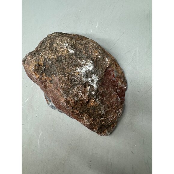 Polished Red Blue Agate Geode Specimen blue 6x4x3" collectable clear brown READ - Picture 11 of 12